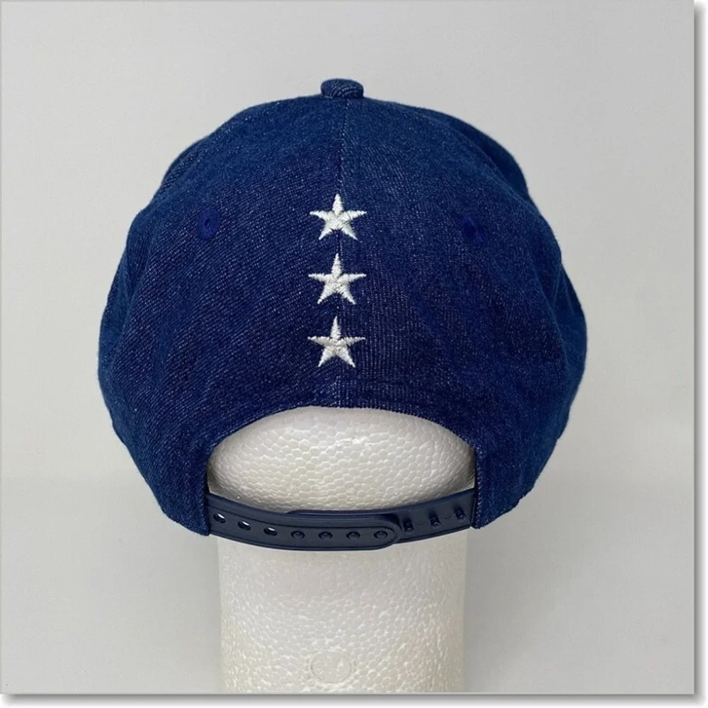 NWT Colorado Rockies Denim USA Flag Snapback Hat Cap MLB Baseball Star Stripes‎